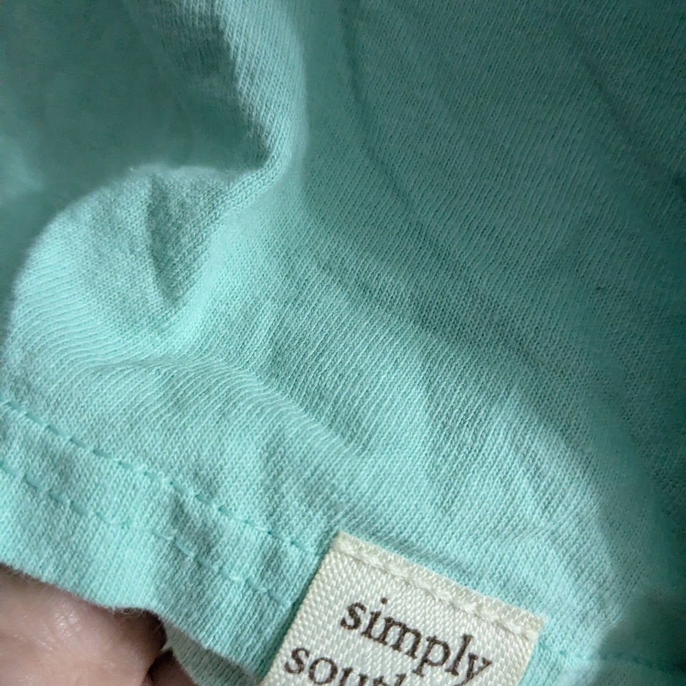 Simply Southern Men's Aqua T-Shirt - Picture 3 of 5